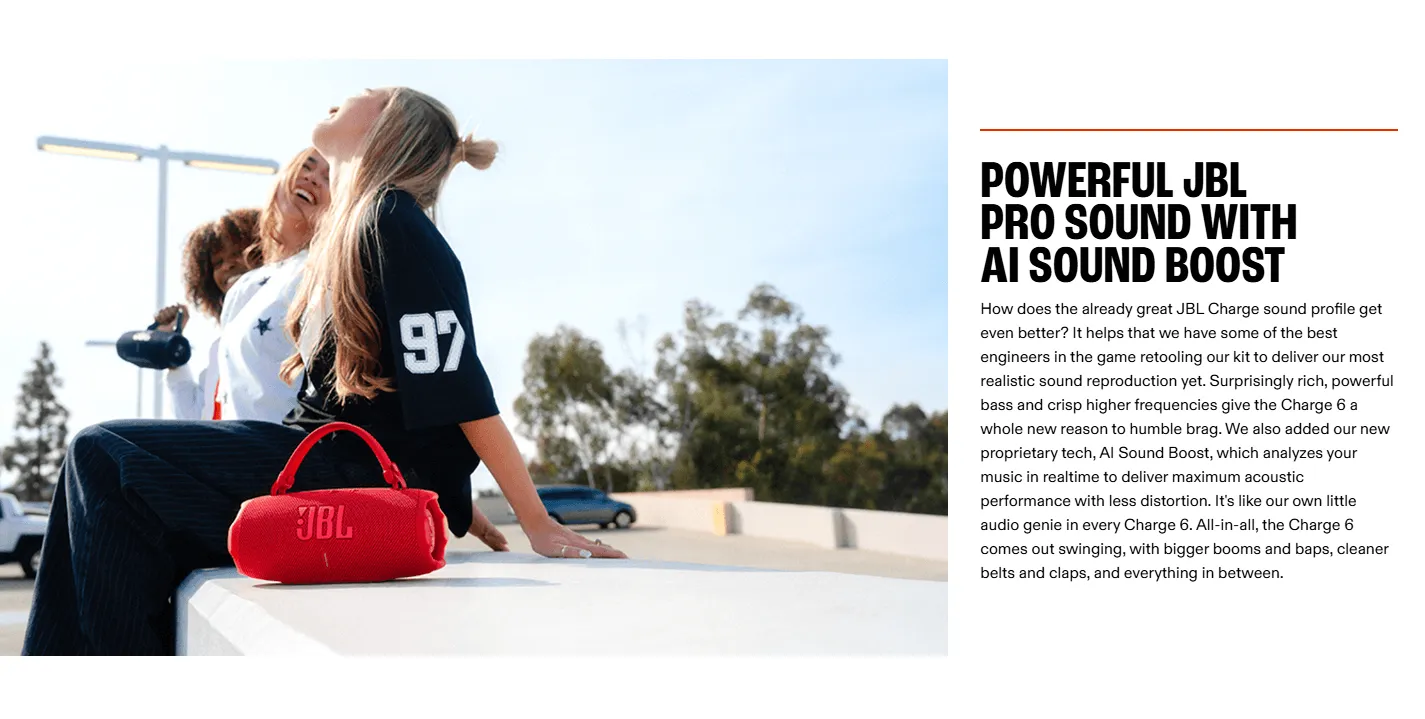 JBL Charge 6 Bluetooth Speaker