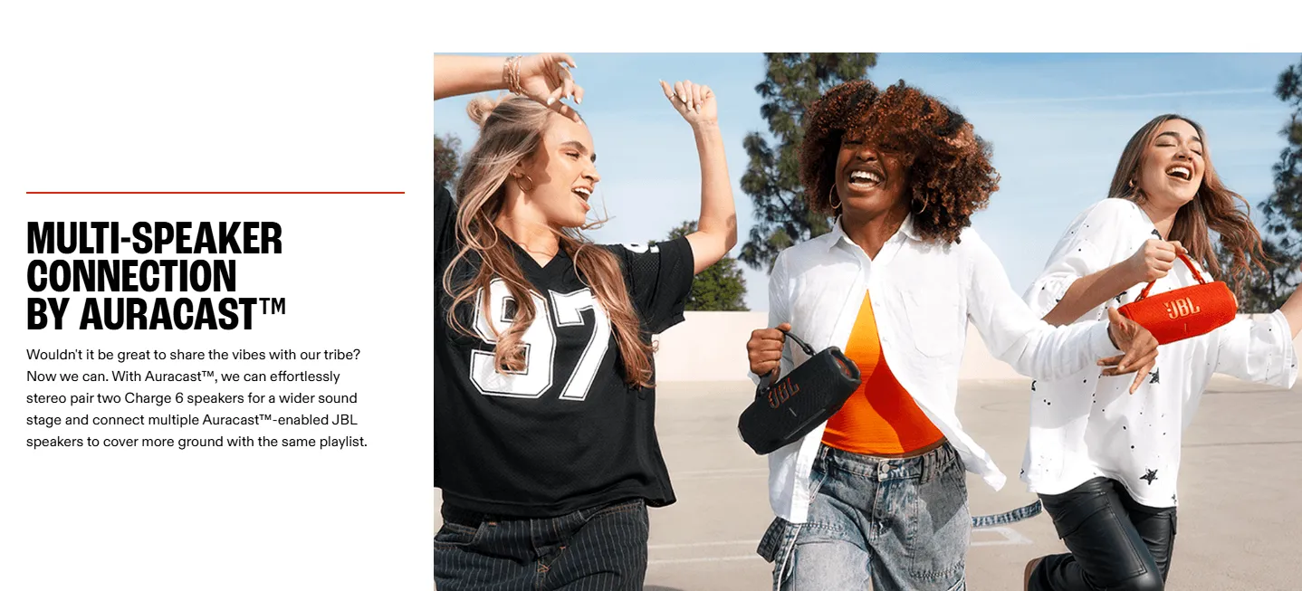 JBL Charge 6 Bluetooth Speaker