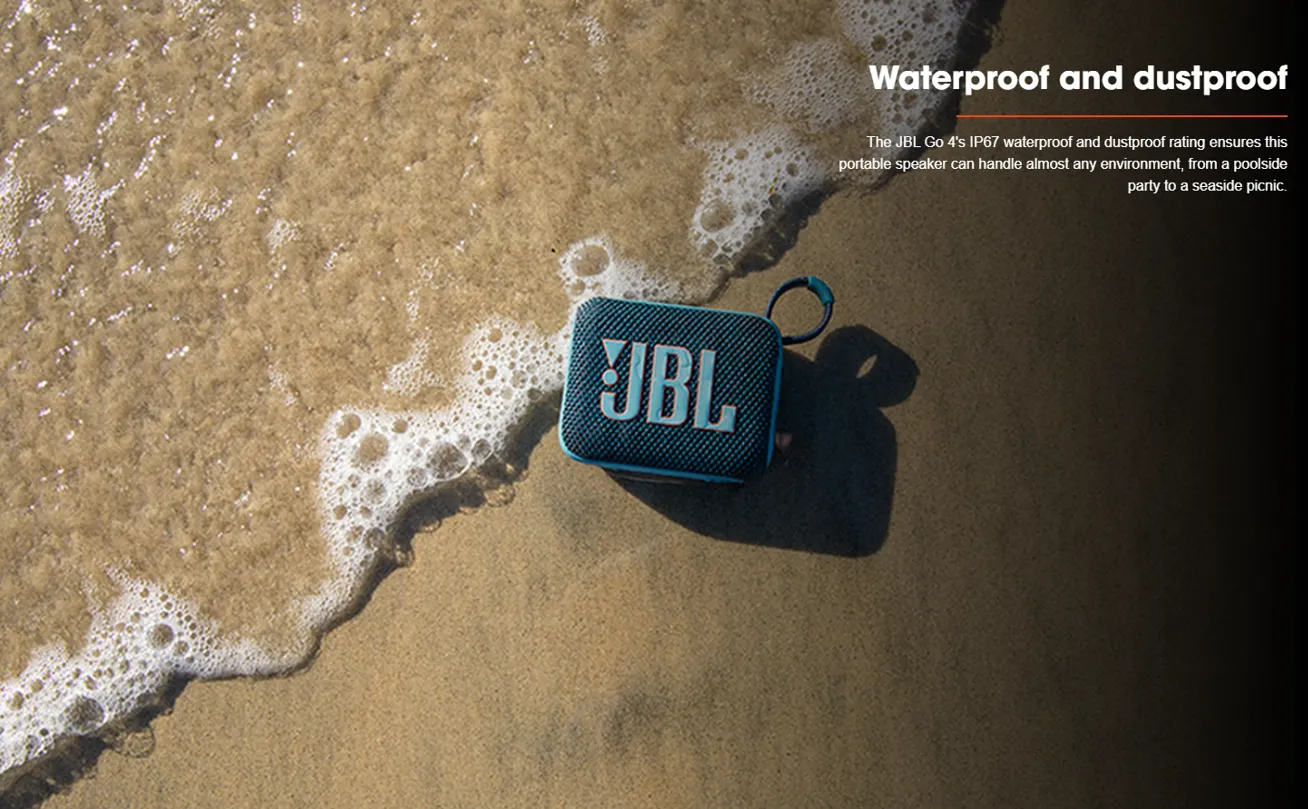 JBL Go 4 Portable Bluetooth Speaker