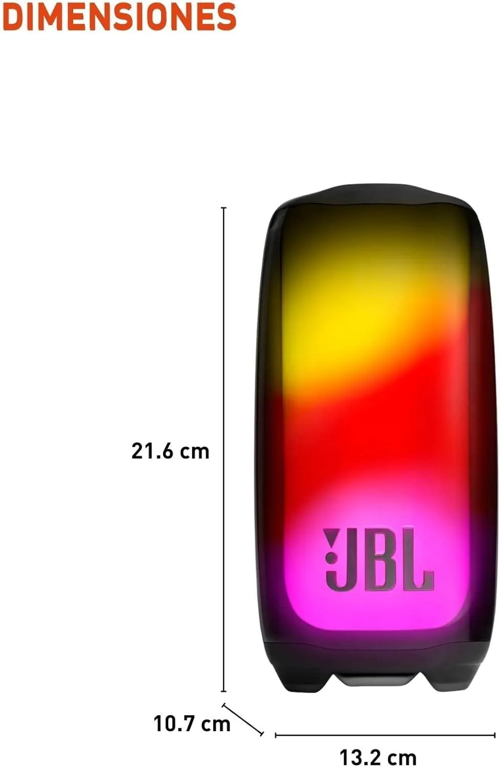 JBL Pulse 5 Portable Bluetooth Speaker with Light