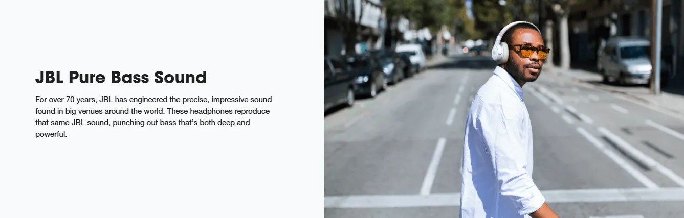 JBL TUNE 750BTNC Wireless Over-Ear ANC Headphones