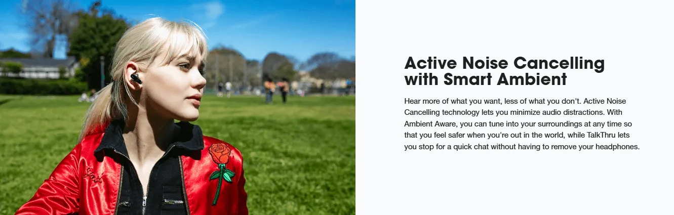 JBL Tune Beam Ghost Edition ANC True Wireless Earbuds