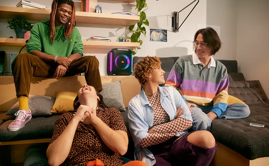 JBL PartyBox Encore 100W Portable Bluetooth Speaker With Single Wireless Microphone