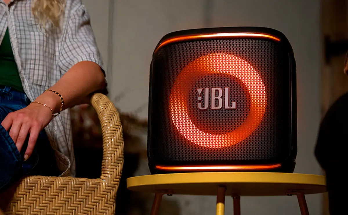 JBL PartyBox Encore 2 100W Portable Bluetooth Speaker with Dual Wireless Microphones